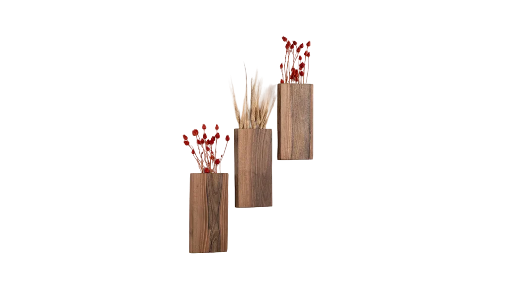 Wall-mounted vase