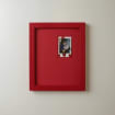 Modern monochrome picture frame with signature padded design