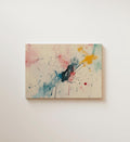 Blue Pink Red Yellow Abstract Painting Print | Archival Cotton Paper | Matte Finish | 300gsm