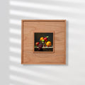Solid wood vintage photo frame, suitable for wall hanging or desktop display.