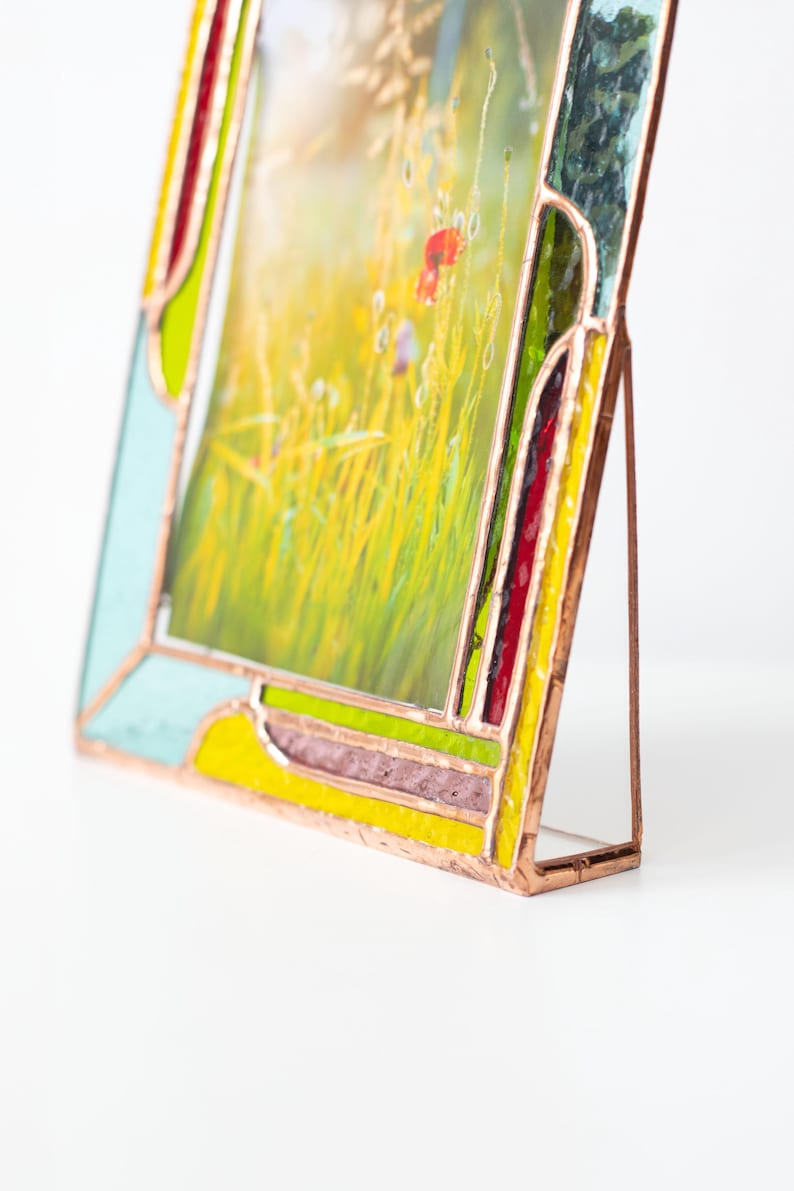 Stained glass photo frames, home decor, handmade gifts