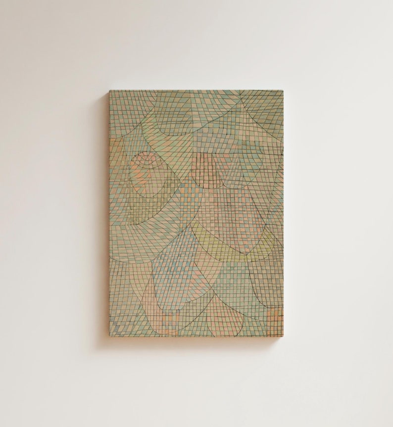 Pastel watercolor abstract geometric art prints, museum-grade acid-free cotton paper, 300g matte finish.