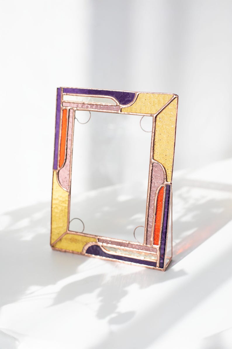 Stained glass photo frames, home decor, handmade gifts
