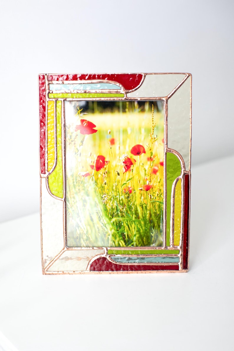 Stained glass photo frames, home decor, handmade gifts