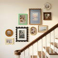 Gallery Wall Picture Frame Set, Scalloped Beaded, Mixed Styles