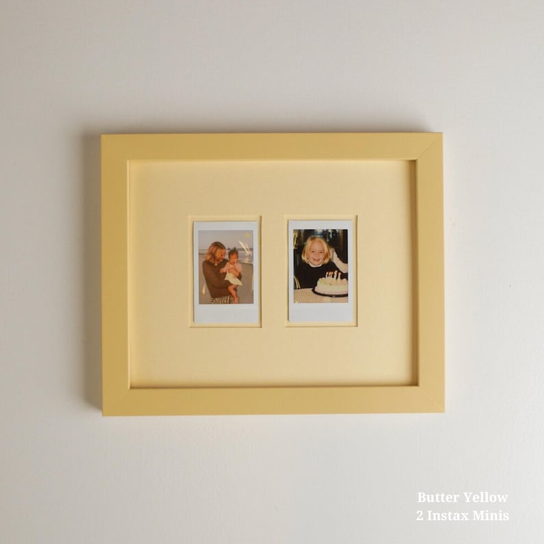Modern monochrome picture frame with signature padded design