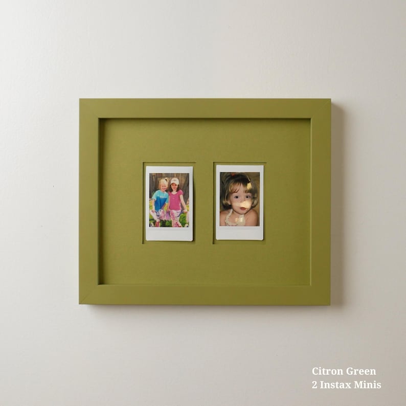 Modern monochrome picture frame with signature padded design