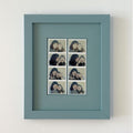 Monochromatic 8x10 Photobooth Strip Frame with Mat and Glass