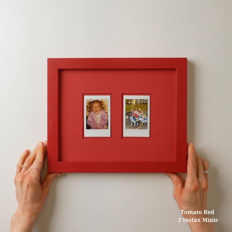 Modern monochrome picture frame with signature padded design