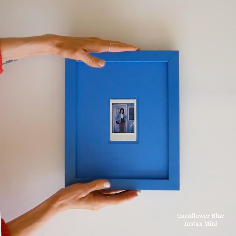 Modern monochrome picture frame with signature padded design