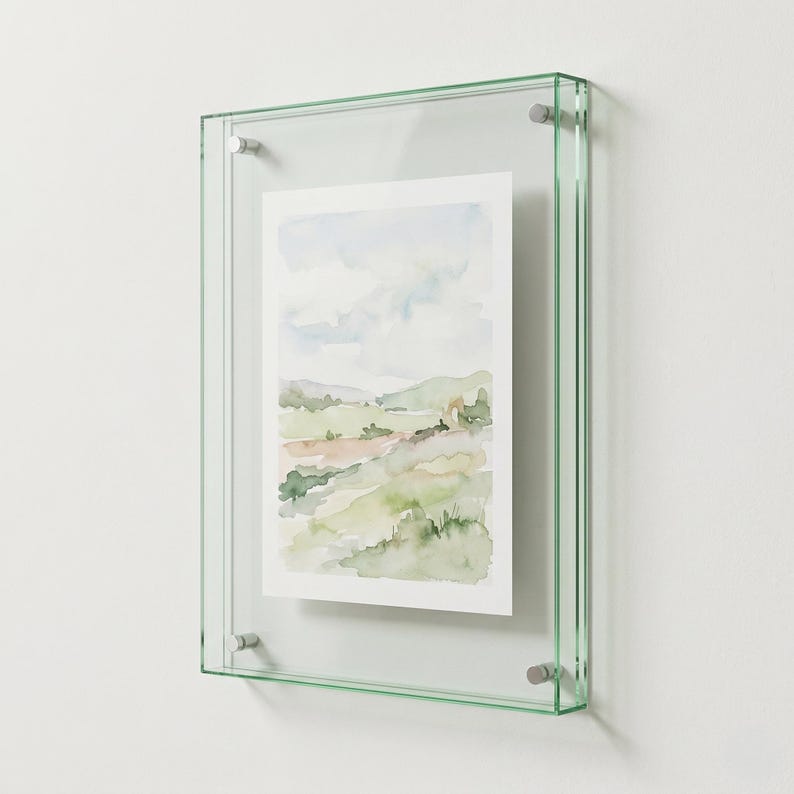 Acrylic Photo Frame, Colorful Transparent Display for Prints & DIY Art