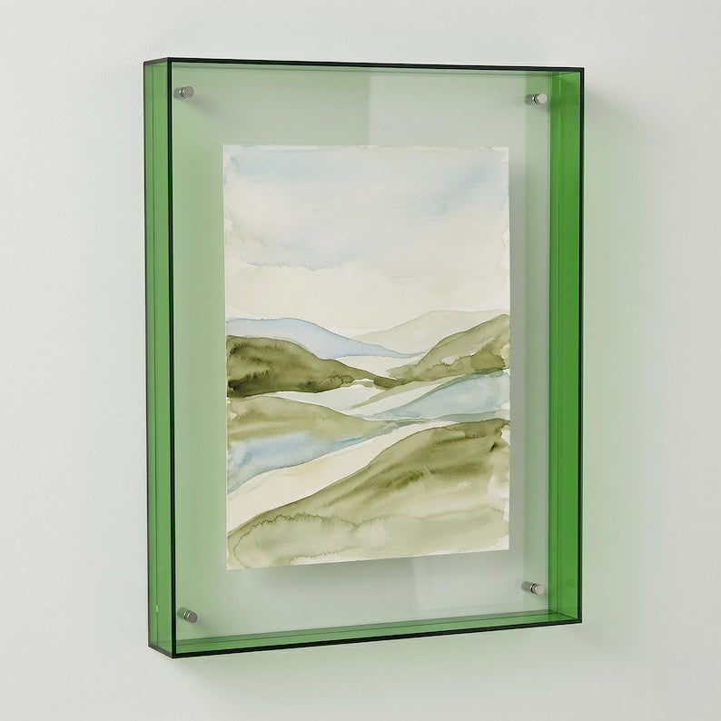 Acrylic Photo Frame, Colorful Transparent Display for Prints & DIY Art