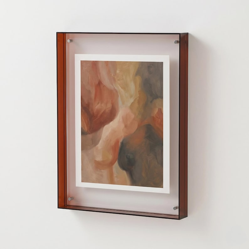 Acrylic Photo Frame, Colorful Transparent Display for Prints & DIY Art