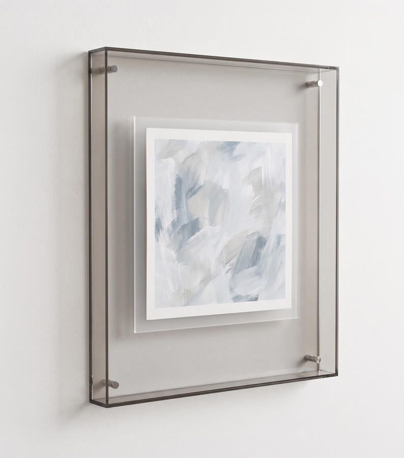 Acrylic Photo Frame, Colorful Transparent Display for Prints & DIY Art